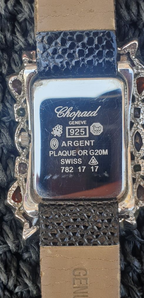 Часы женские chopard argent plaque or g 20m