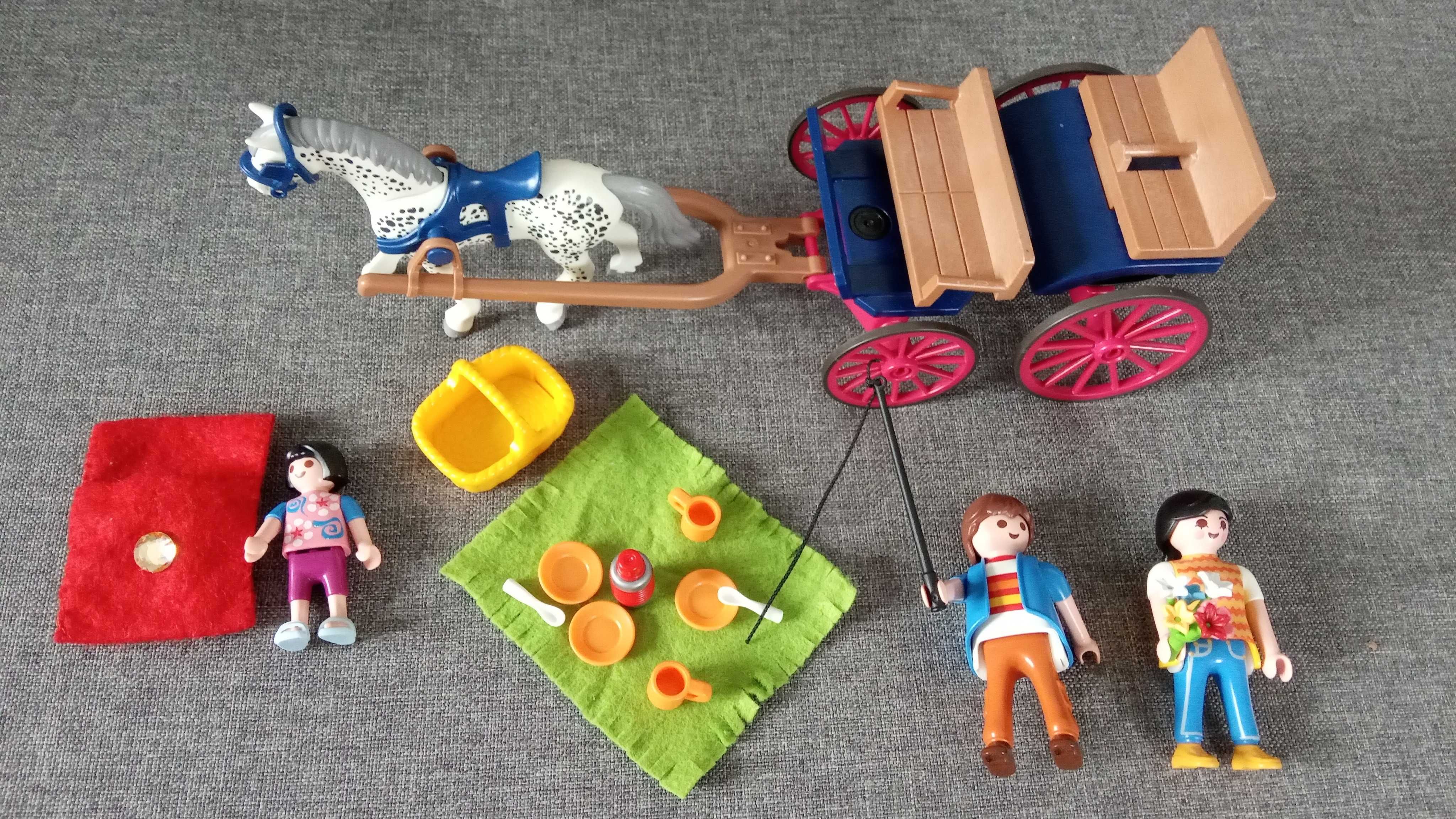 Zestaw Playmobil Country 5226, wycieczka bryczką, powozem.