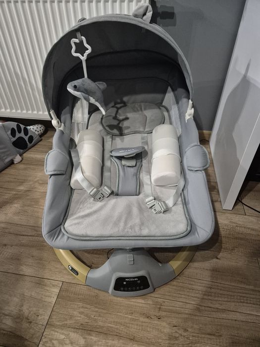 Leżaczek dla niemowąt bujaczek elektryczny NICEKIDS