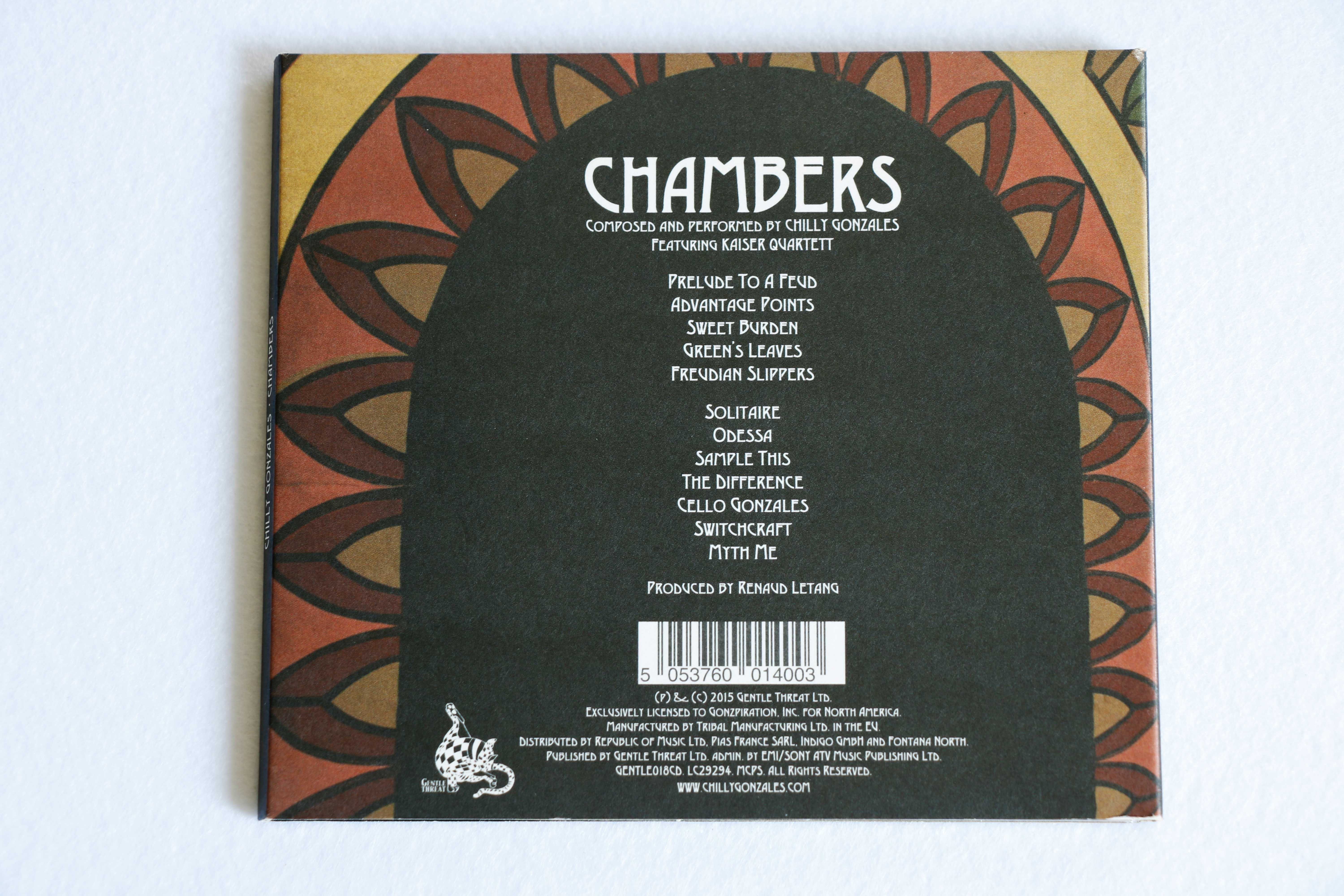 Chilly Gonzales - Chambers - CD