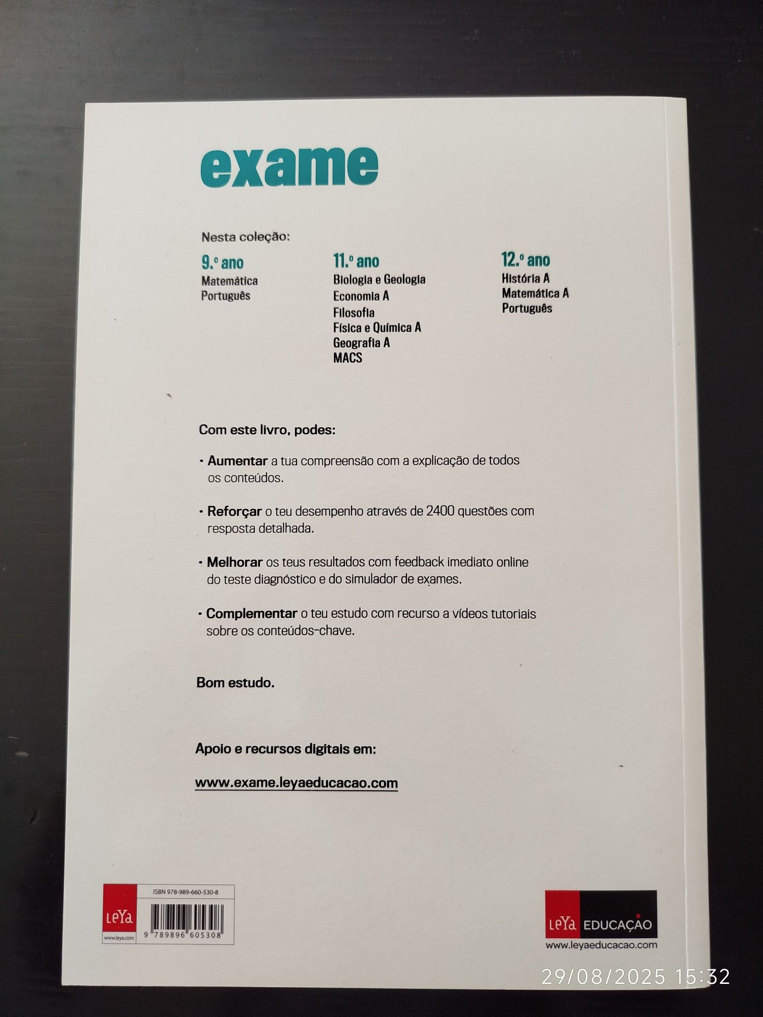 Livro de exames - Matemática A 12°Ano