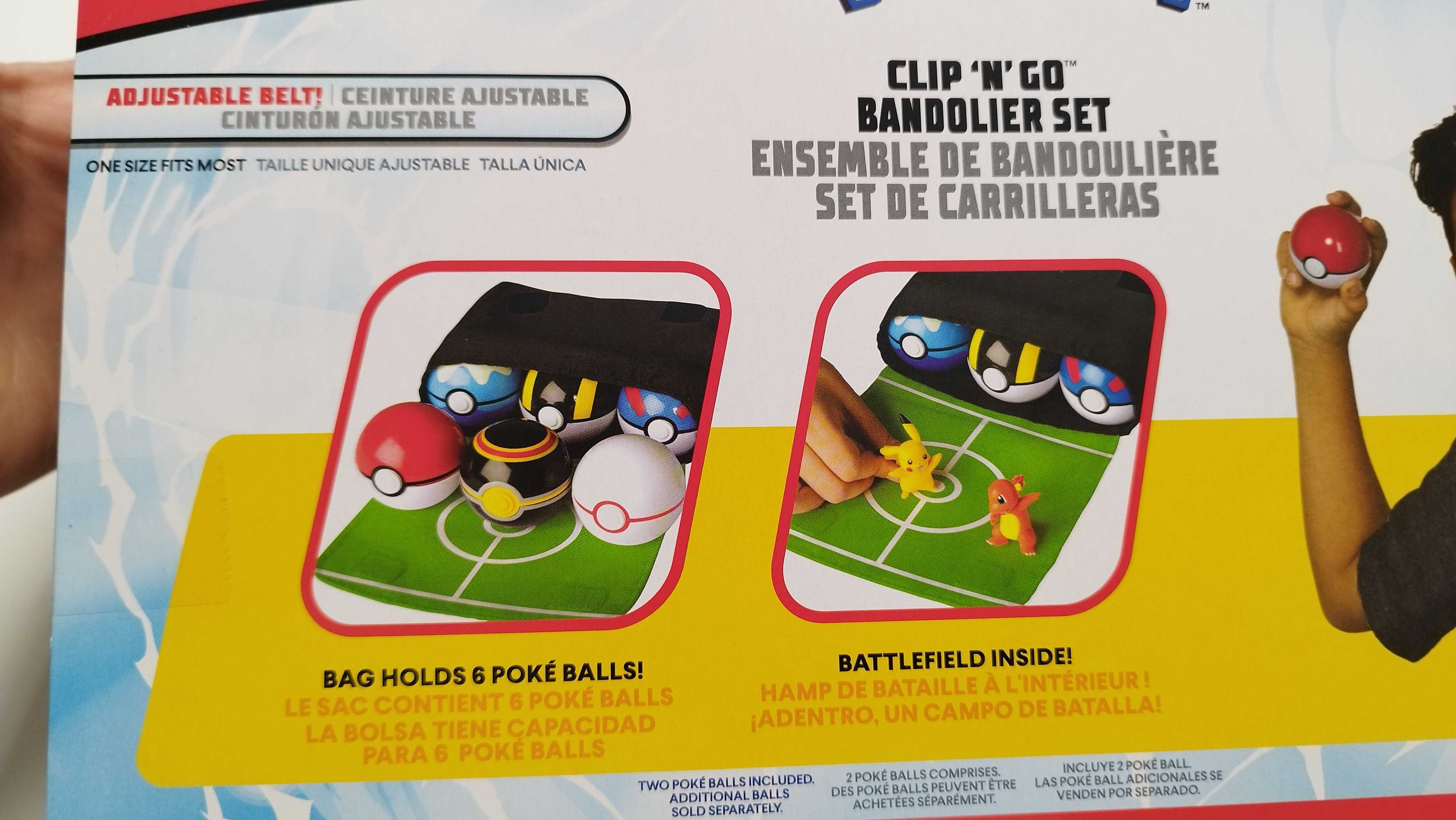 Cinto pokébolas Pokémon NOVO