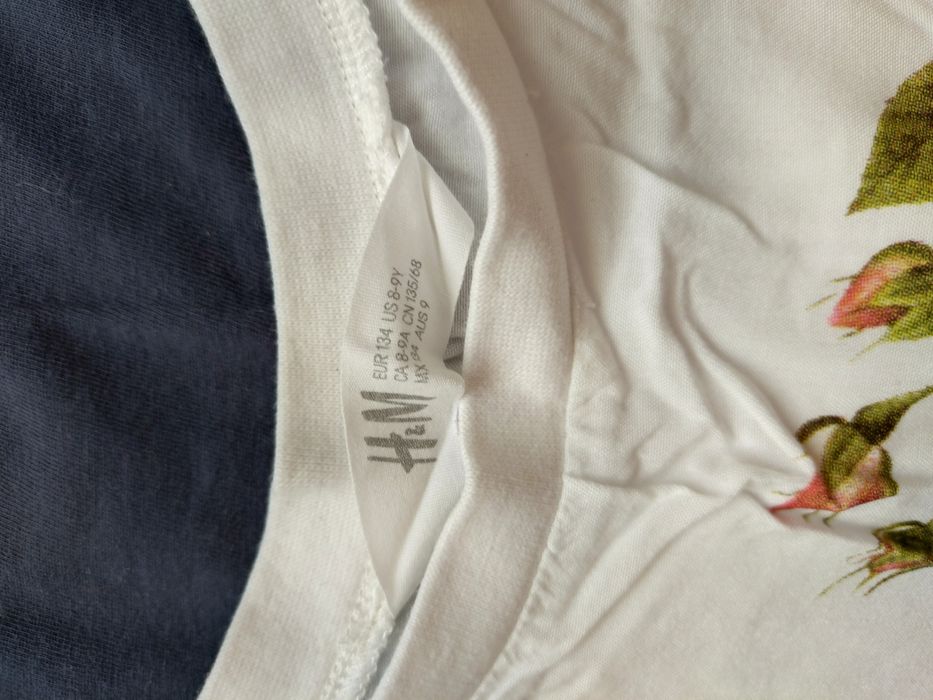 Zestaw t-shirtów dziewczęcych r 134-140