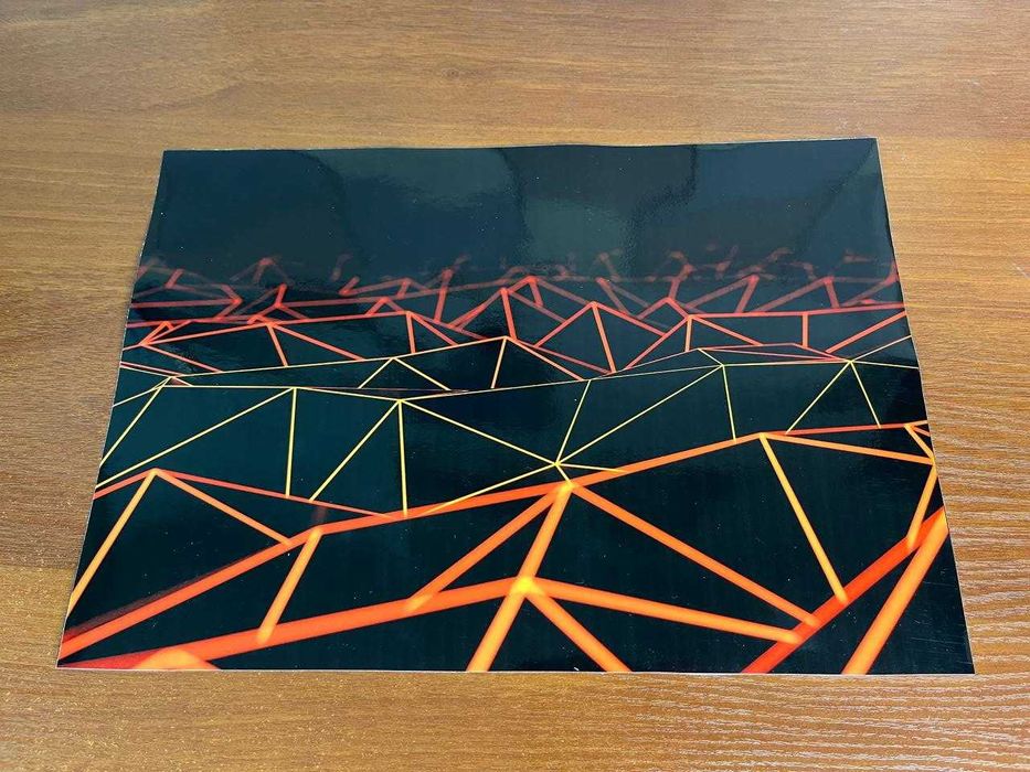 на кришку ноутбука вінілова наклейка 14 дюймів Ламінована