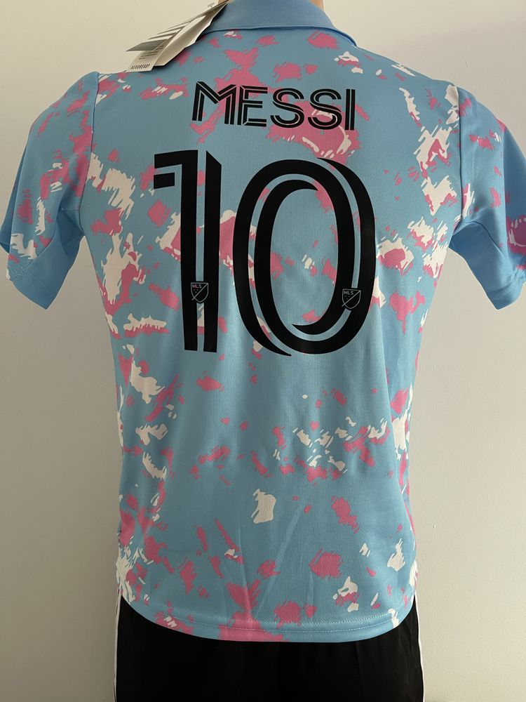 Koszulka Inter Miami Messi 10. Roz. 26. 9-11 lat + spodenki
