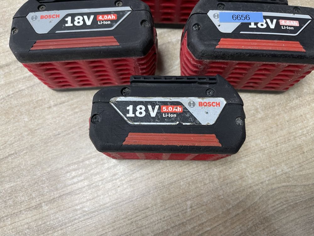 Bosch акумуляторні батареї 18V 4-5Ah