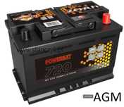 Akumulator POWERBAT 12 V 70Ah 720 A AGM START-STOP