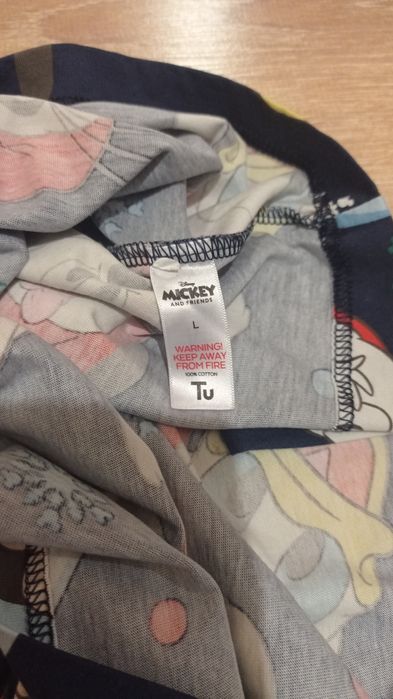 Піжіма Міккі нова. Дісней розмір L . Бавовна. унісекс.