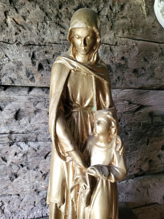 Święta Anna gipsowa figurka