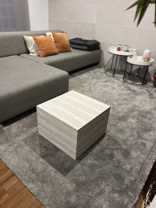 Mesa de centro imitaçao travertino