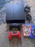 PS4 C/ 2 Comandos + 2 Jogos (Como Nova)