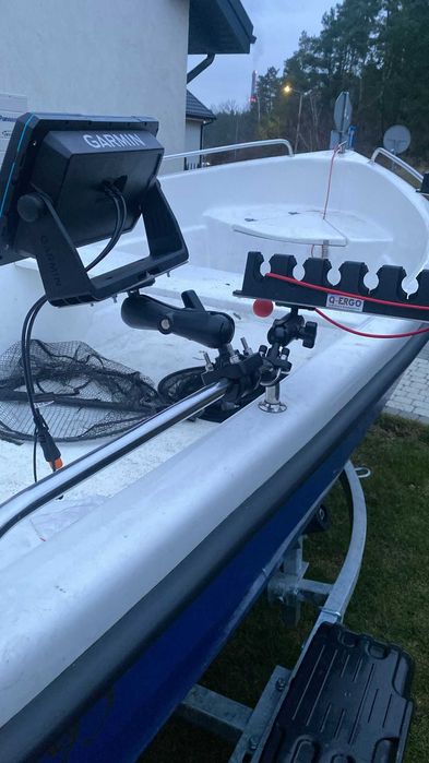 Uchwyt na echosondę mocowanie 1,5" na reling, ramie 14,5cm Q-ERGO