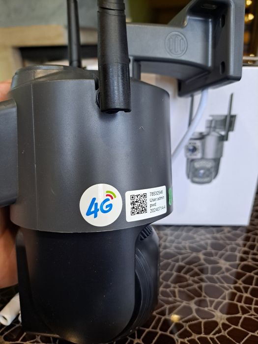Kamera Zewnętrzna 4G kartę SIM i dodatkowo WiFi  podwój a 8 Mpx