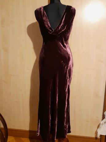 sukienka M&S welur/ aksamit od 35zł roz. S/M i XL