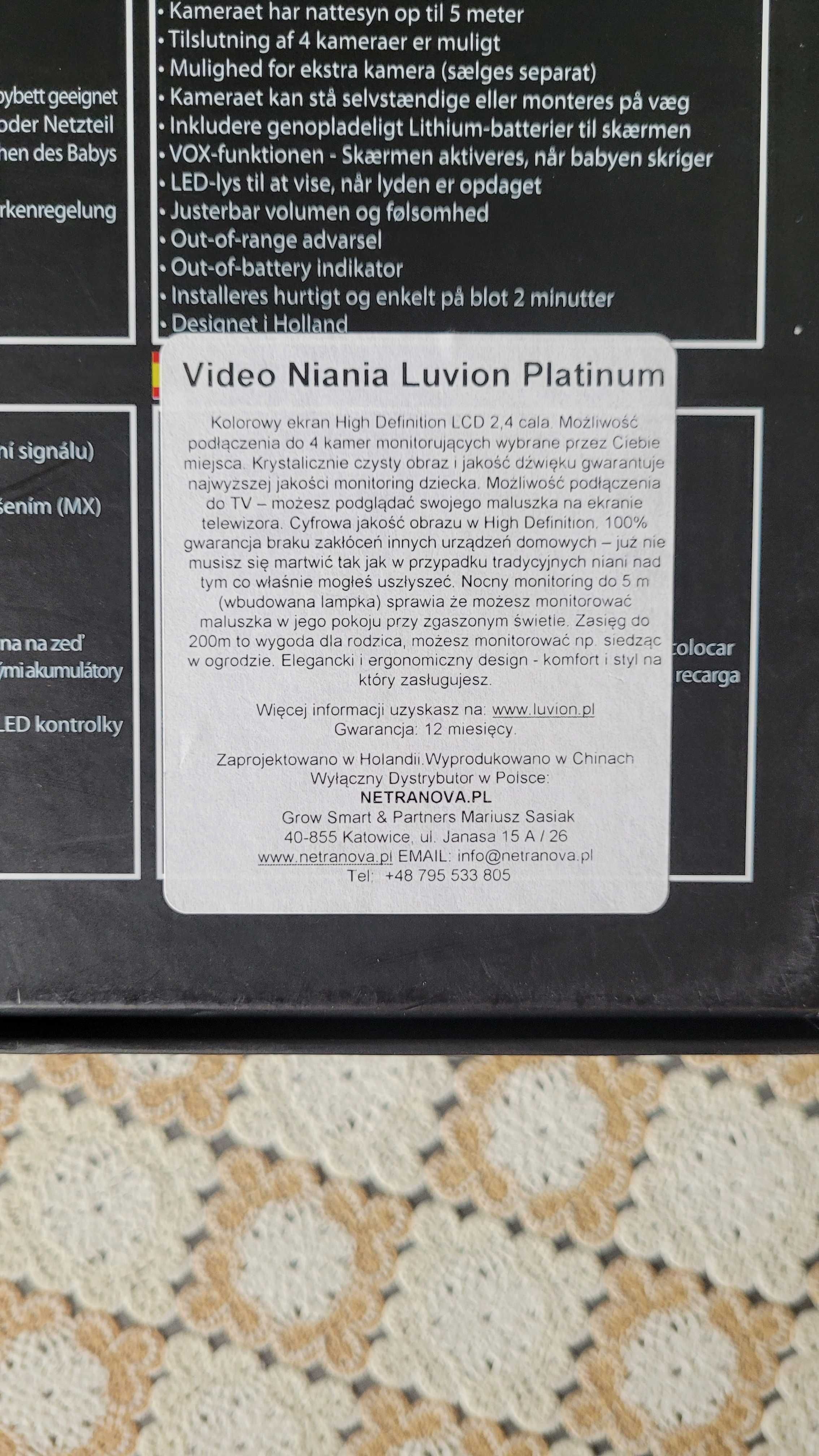 Video Niania Luvion Platinum - Hicior! PROMOCJA!