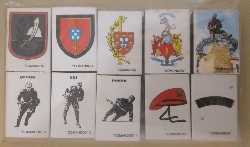 Caixas de fósforos dos Comandos
