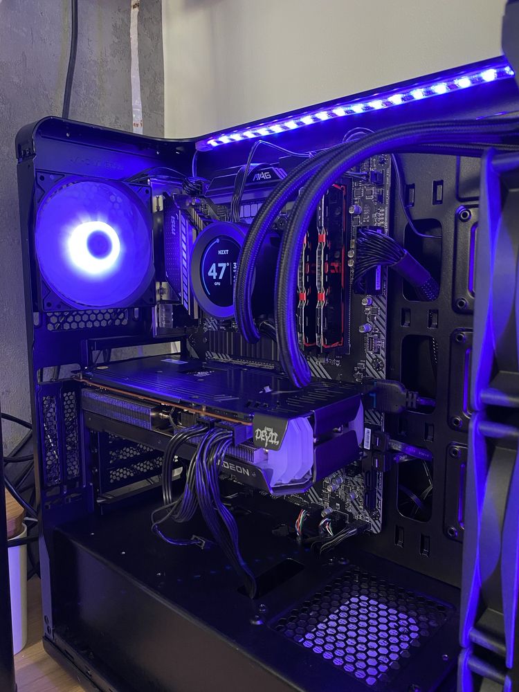 Komputer stacjonarny (pc) I5 10400f rx6600xt red devill