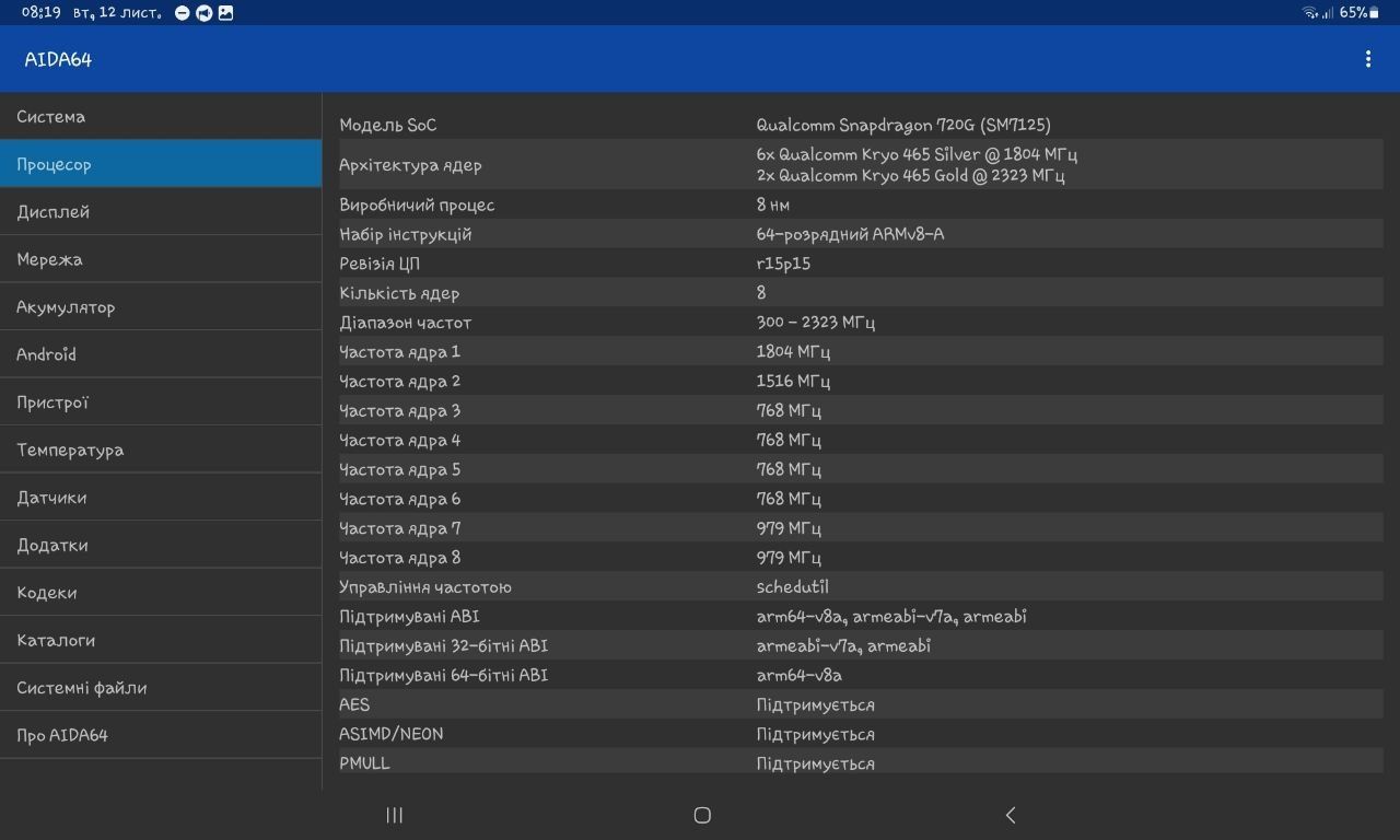Samsung s6 lite 4/64