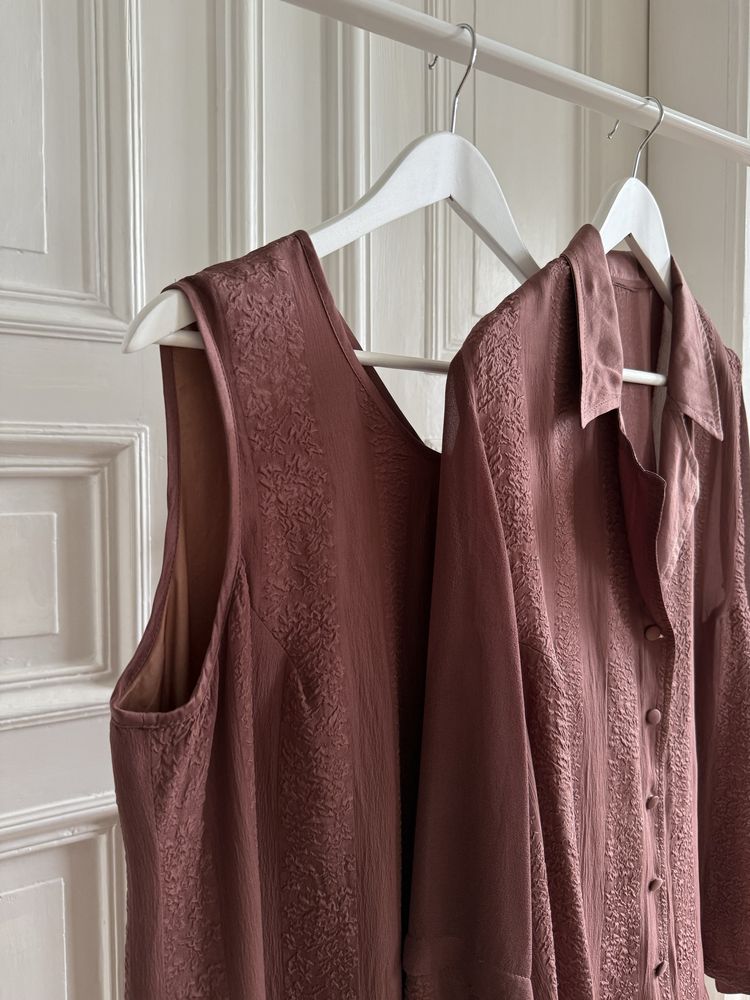 Vintage Fani Silk Set - komplet z jedwabiu