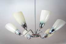 Żyrandol lata 60 New Look Pop-Art Mid-Century PRL Napako