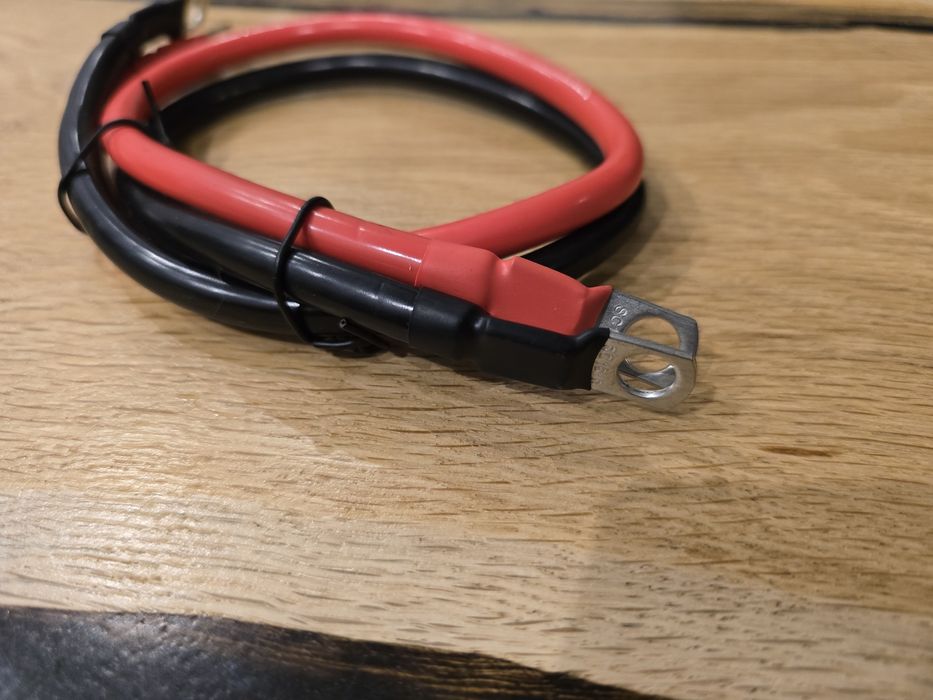 Кабелі-перемички (пара) 40 см від аккумулятора до інвертора, 10мм²