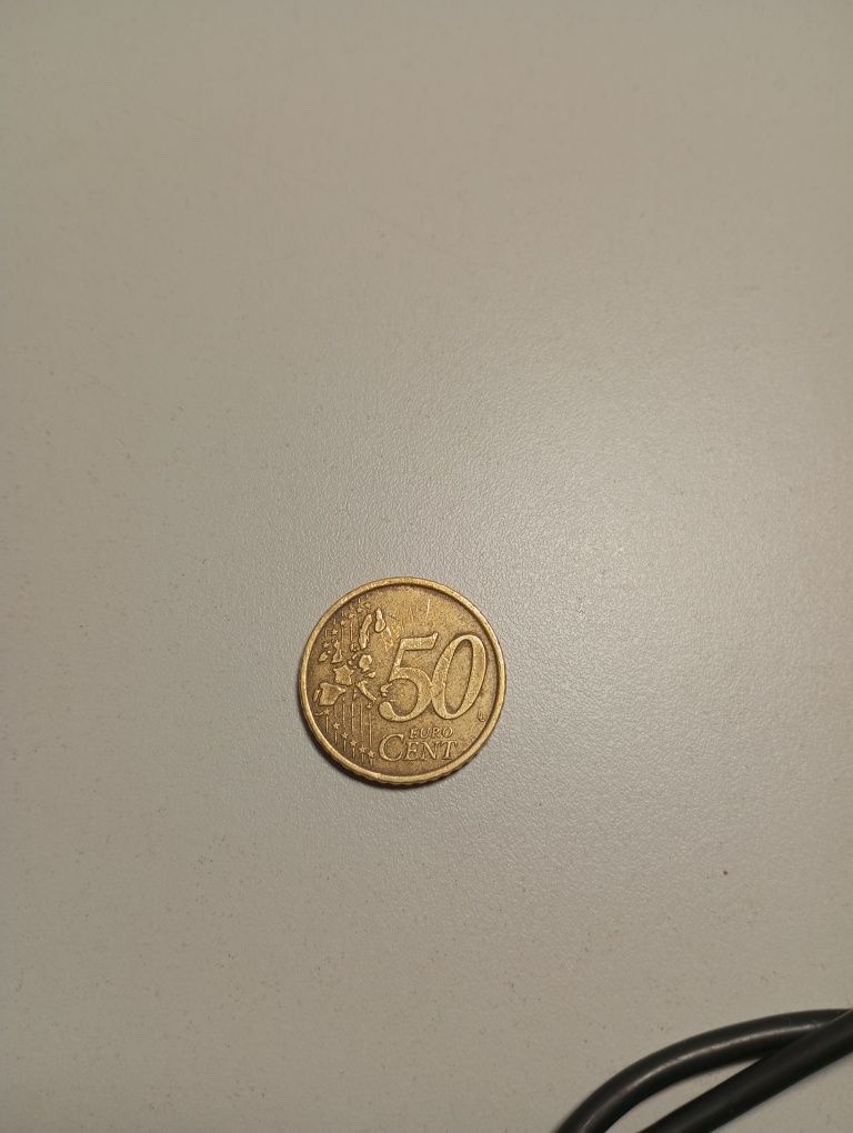 Moeda italiana 2002 50 centimos