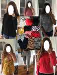 Paka ubrań rozm. M Zara Pull&Bear Esprit ponczo sukienka