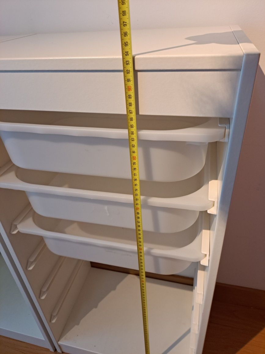 Estrtura de arrumação Trofast Ikea com 3 gavetas