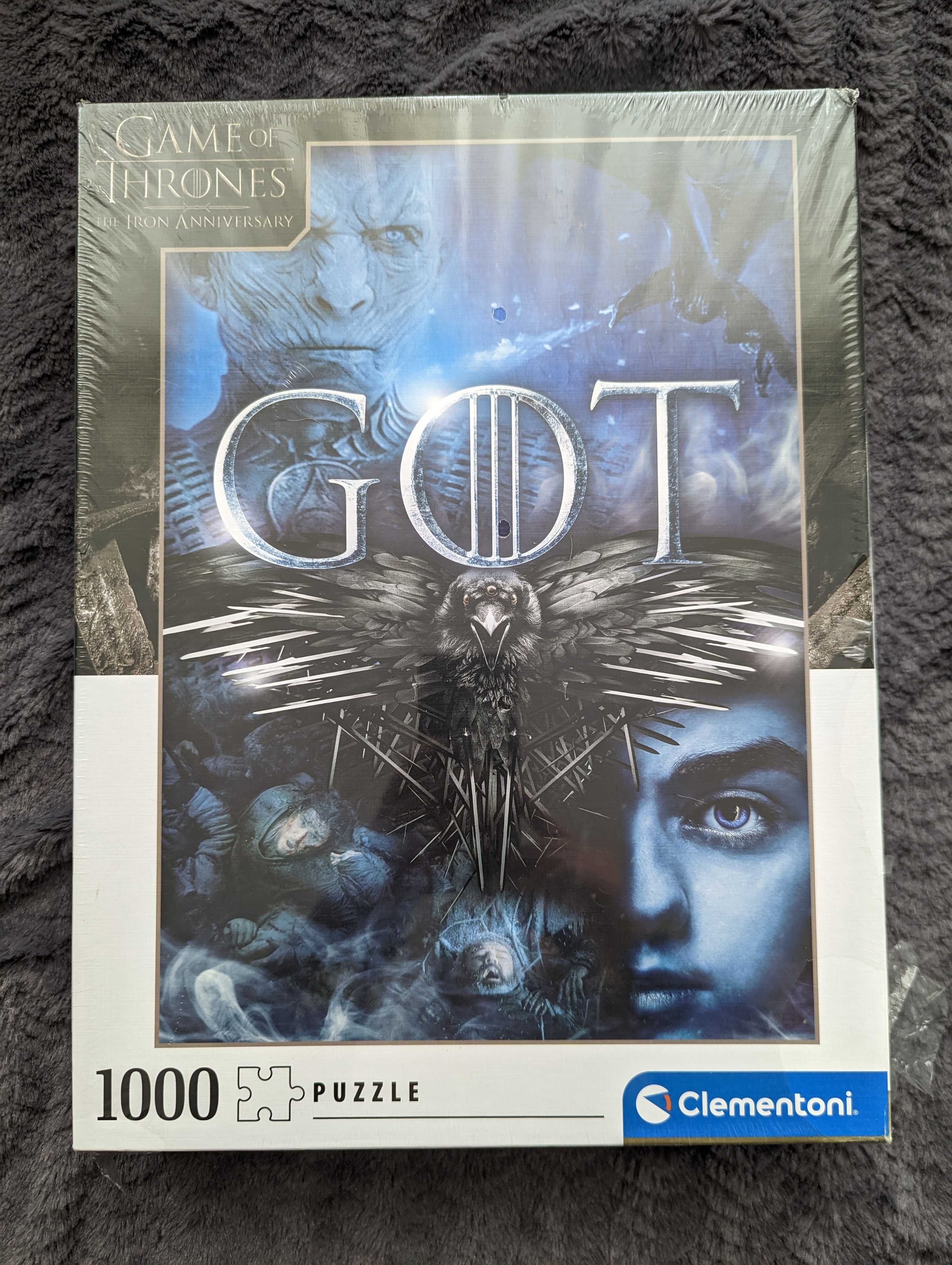 NOWE Puzzle Clementoni Game of Thrones GOT Gra o Tron 1000