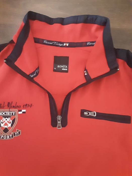 Bluza męska XL czerwona BONITA men