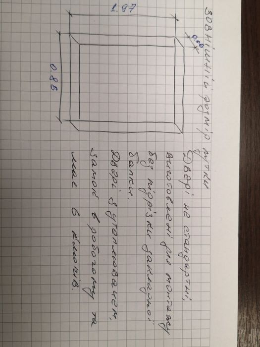 Вхідні двері металеві