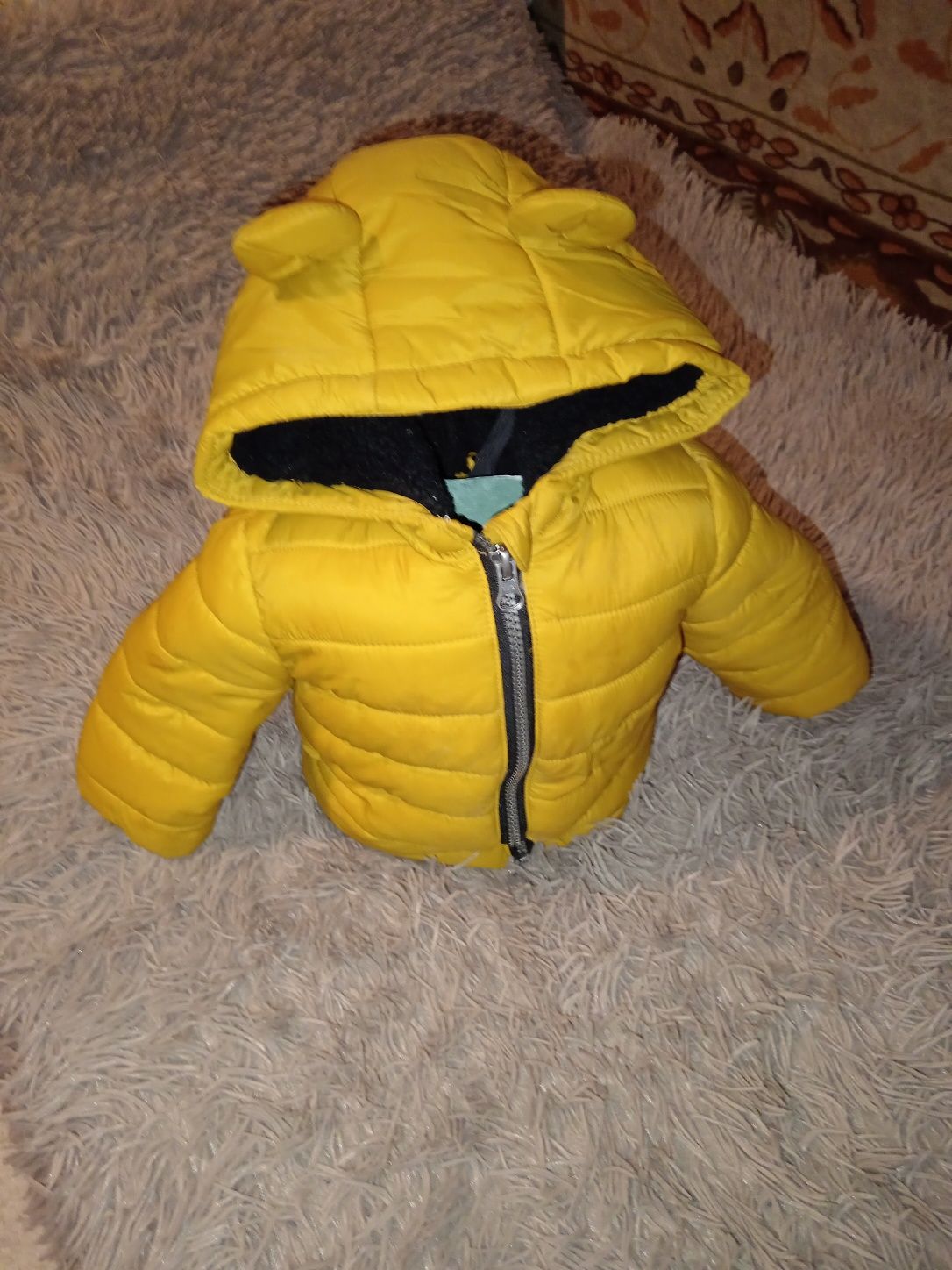 Дитяча куртка з вушками