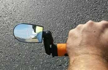 Зеркало заднего вида дзеркало в руль кермо 3D регулировки обзор 360