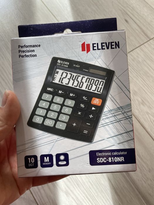 Kalkulator Eleven sdc-810nr nowy czarny