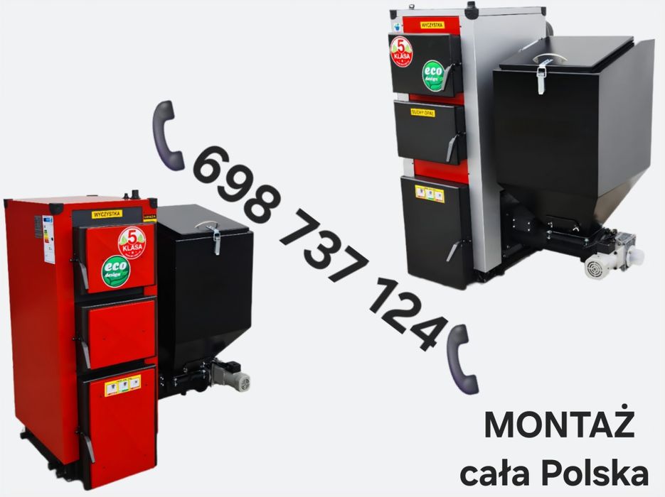 --> KOCIOŁ na ekogroszek 15kw 140m2 PIEC z podajnikiem 5 klasa