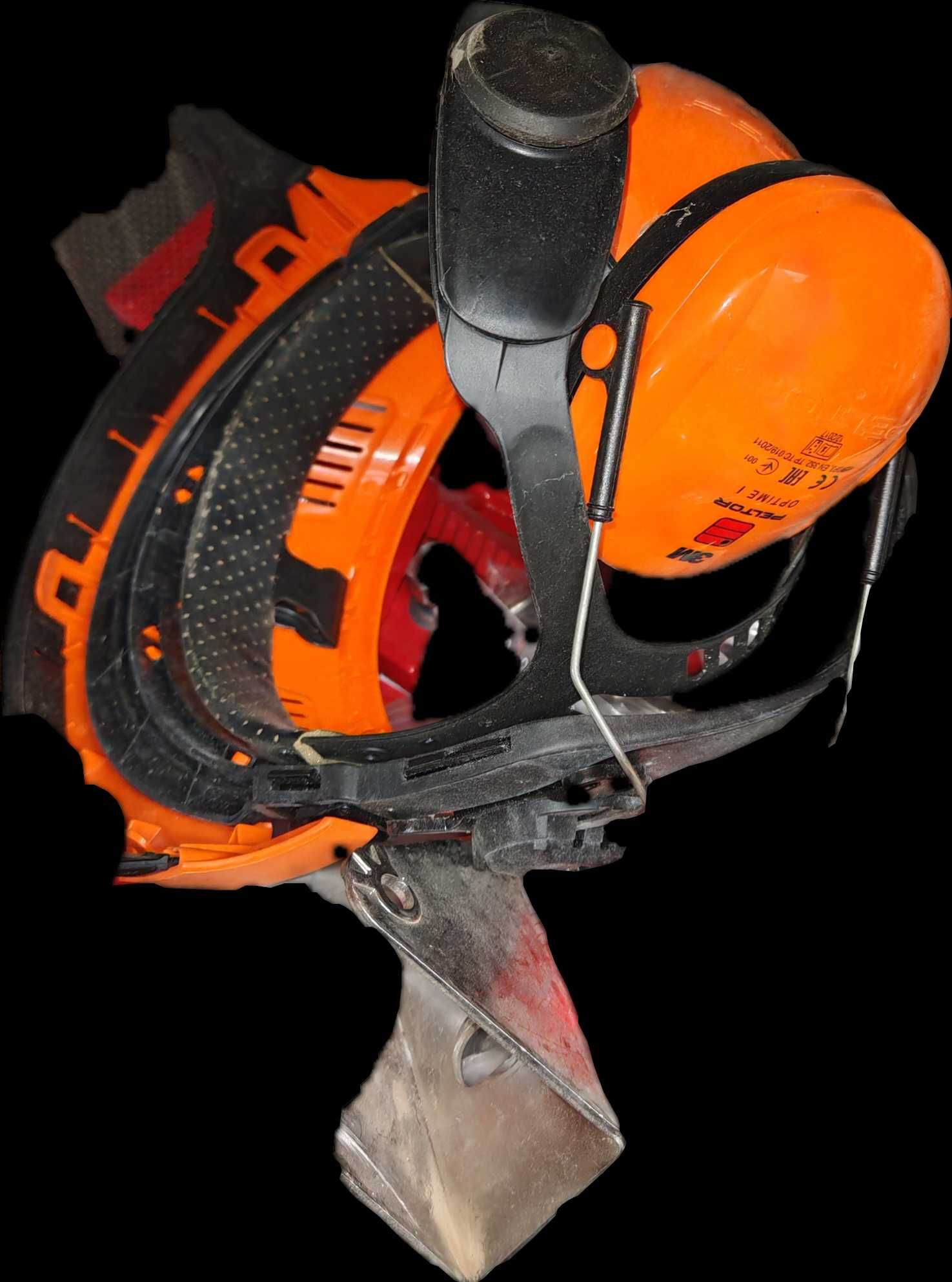 Protetor facial mais abafadores jardinagem