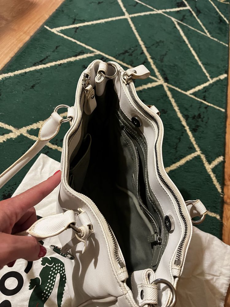 Lacoste Biala torebka