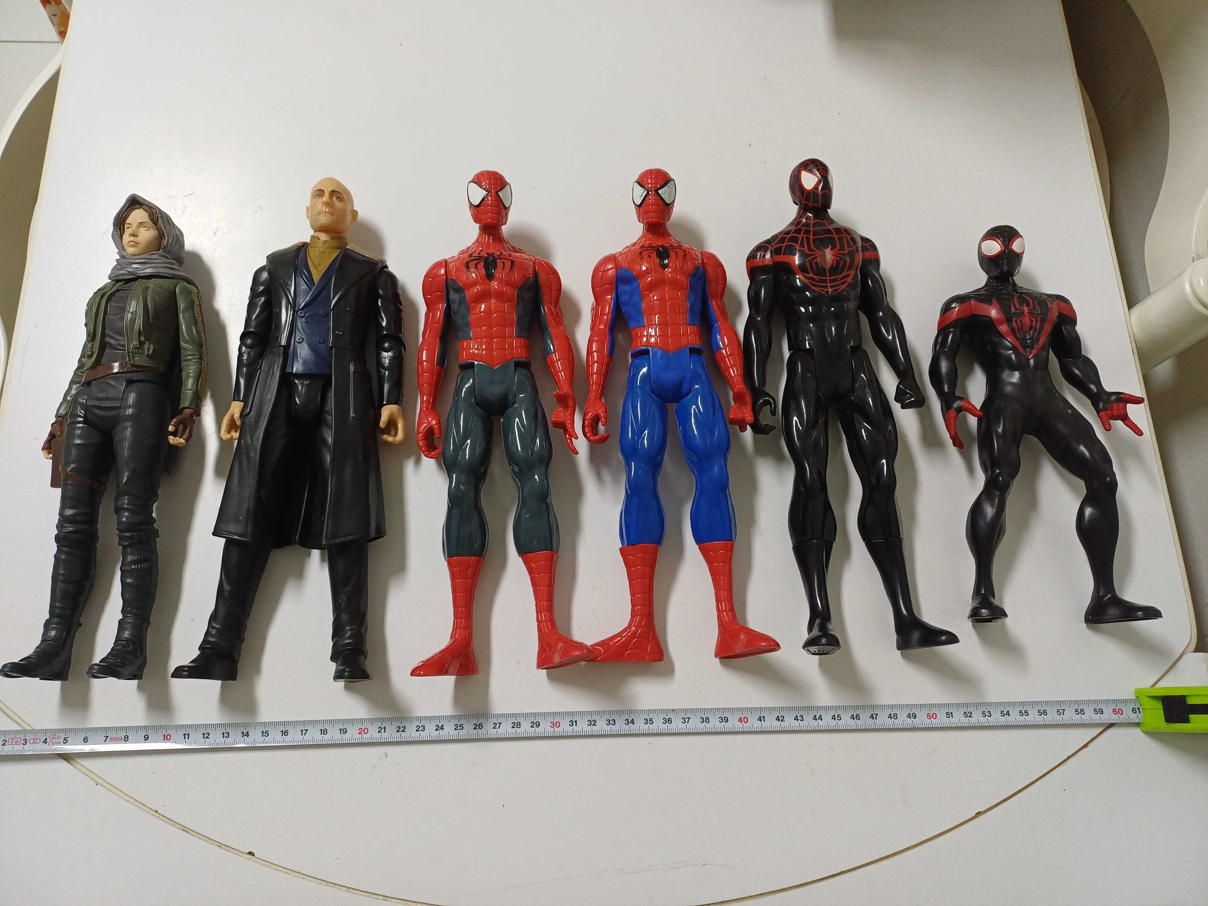 Figuras de Super Heróis - 6 unidades