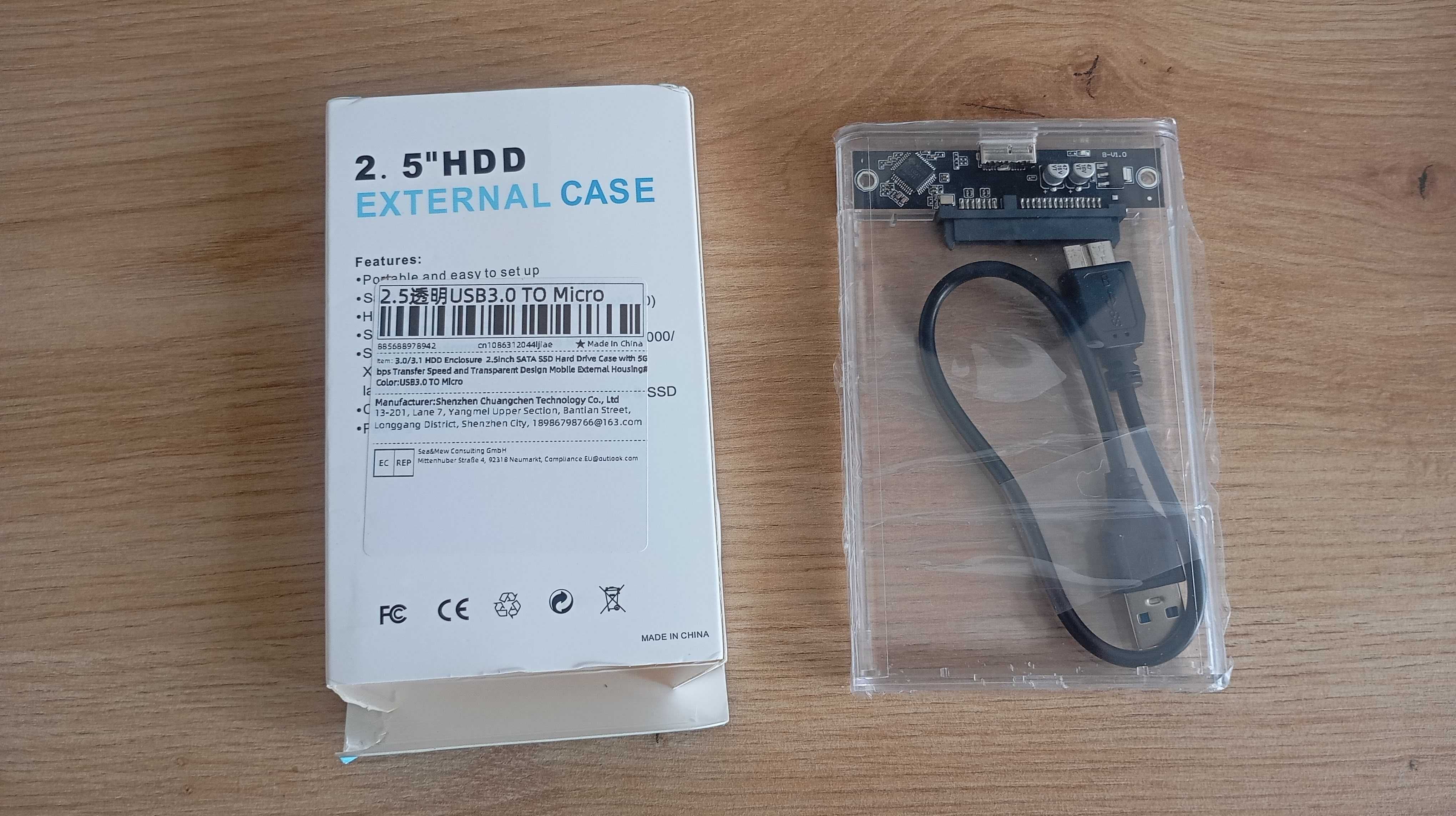 Obudowa dysku SSD 3.0 - 2,5-calowaSATA 5 Gb/s - Nowa