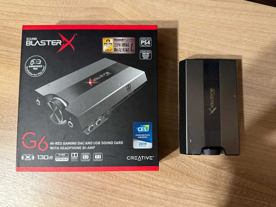 Karta dźwiękowa USB Creative Sound BlasterX G6