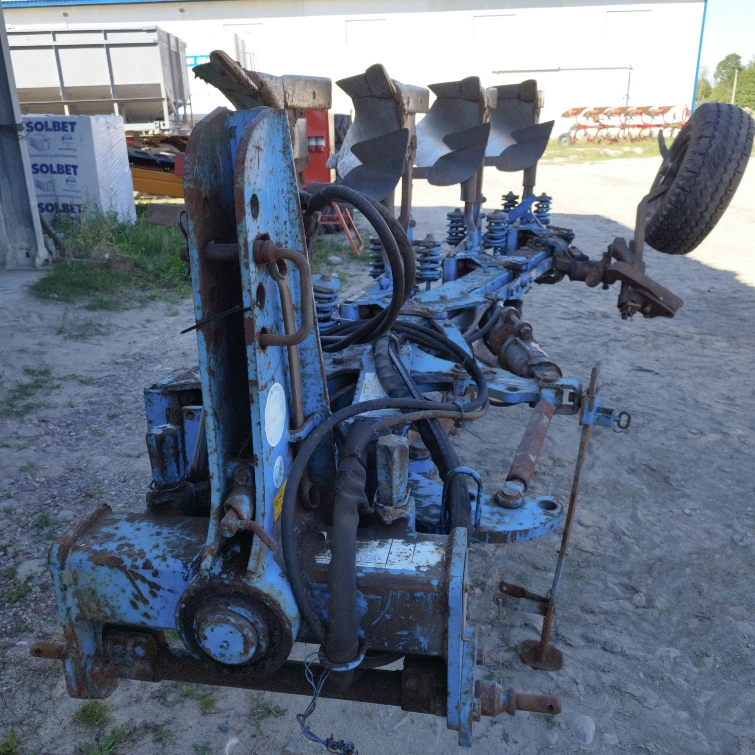 Pług Lemken Variopal 4 skibowy resor nonstop vario