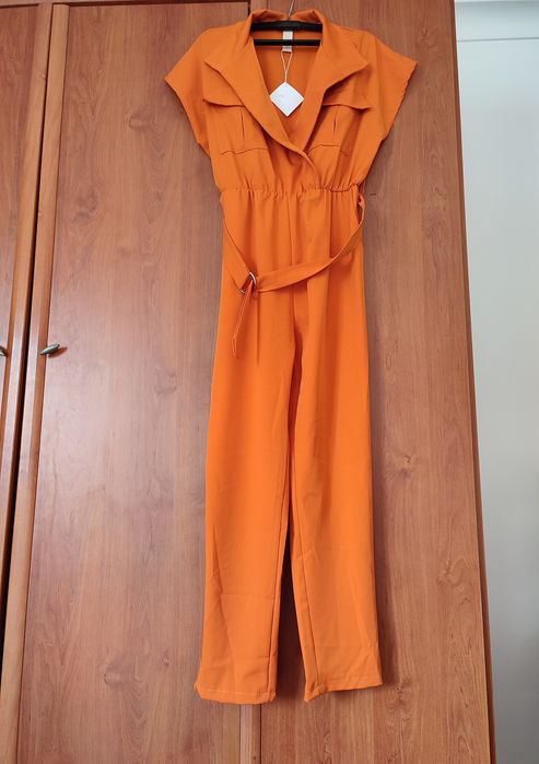 Macacão laranja Mulher