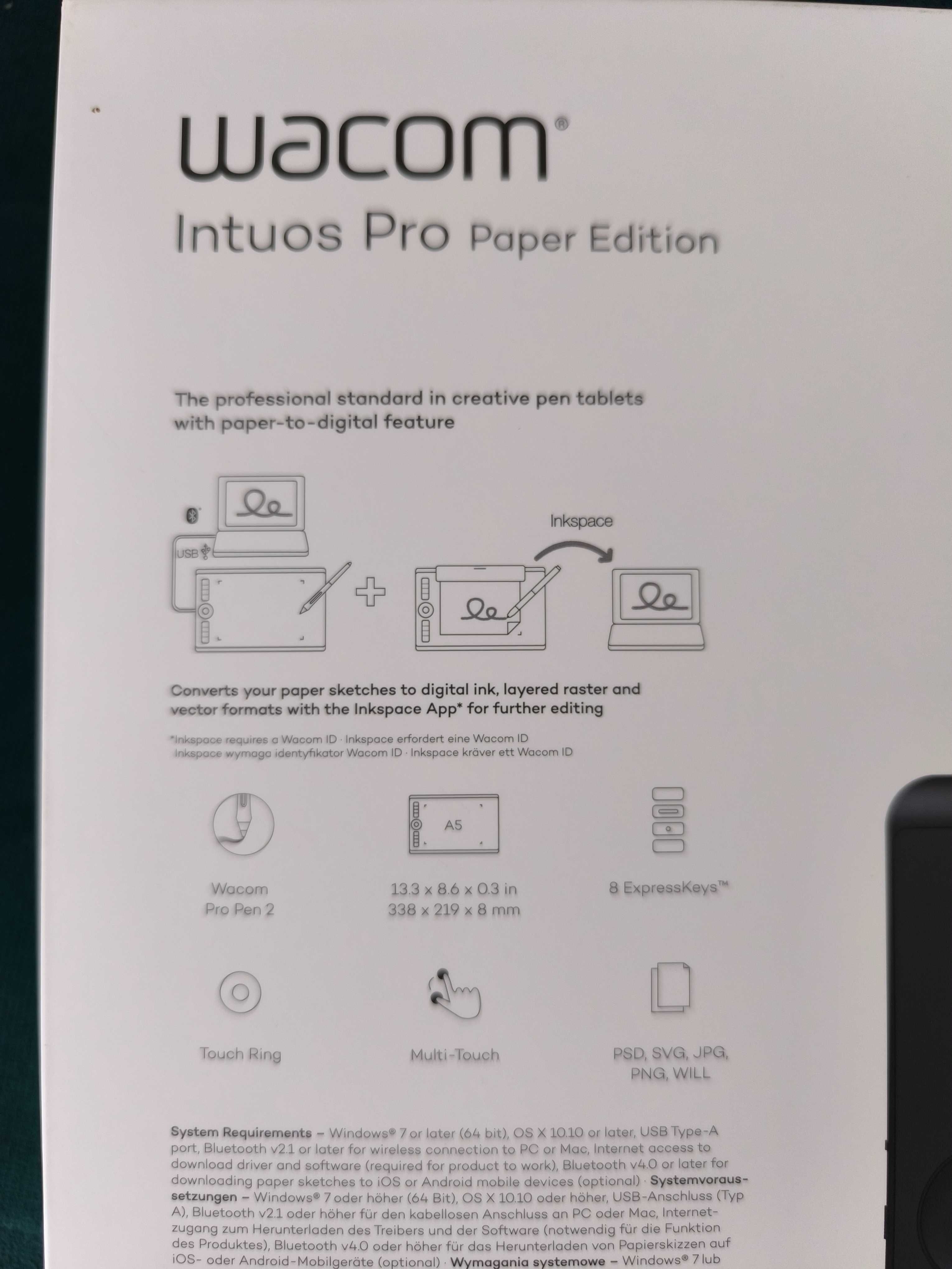 Tablet graficzny WACOM Intuos PRO Paper Edition