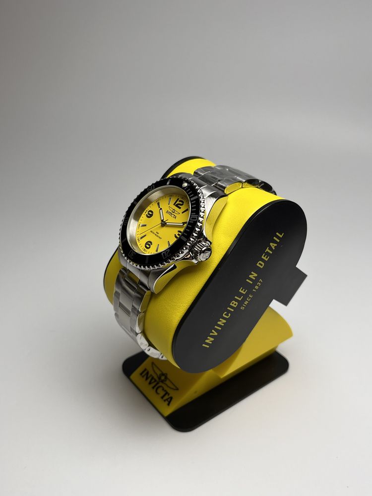 Invicta 49345, сріблястий чоловічий годинник, інвікта годинник