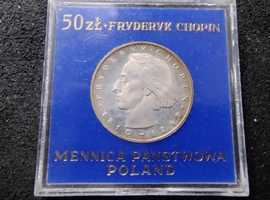 PRL 50 Złotych 1972 rok Chopin