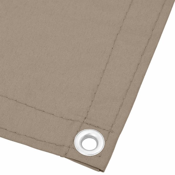Vidaxl Parawan Balkonowy, Taupe, 120X1000 Cm, 100% Poliester Oxford