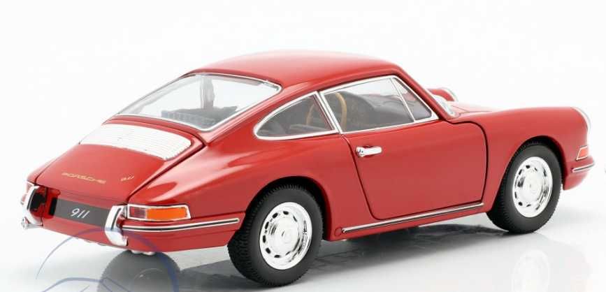 Модель Porsche 911 1964г красный  1:24 оригинал