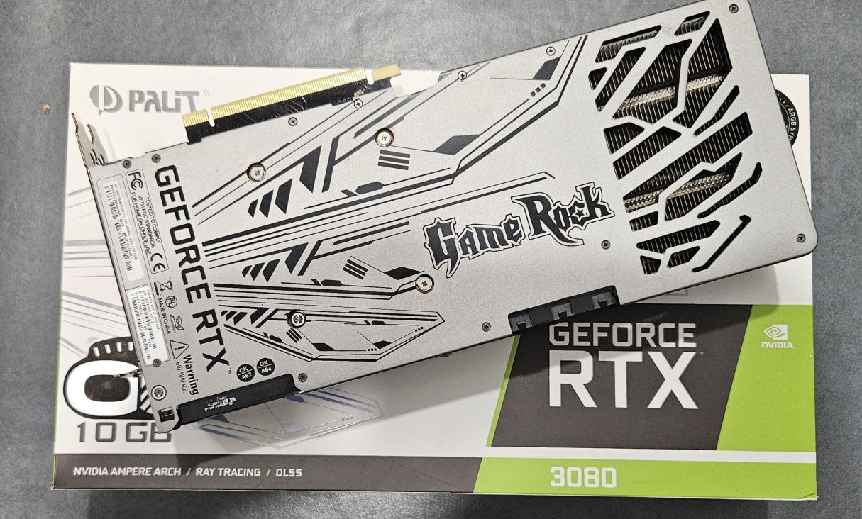 Відеокарта rtx 3080 palit Game rock непрацює підсвітка