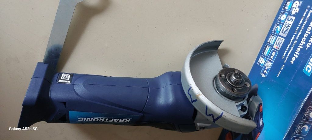 Szlifierka kątowa Kraftronic Einhell 18v/115