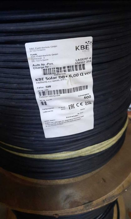 Сонячний кабель 6 мм Helukabel KBE Hikra в наявності